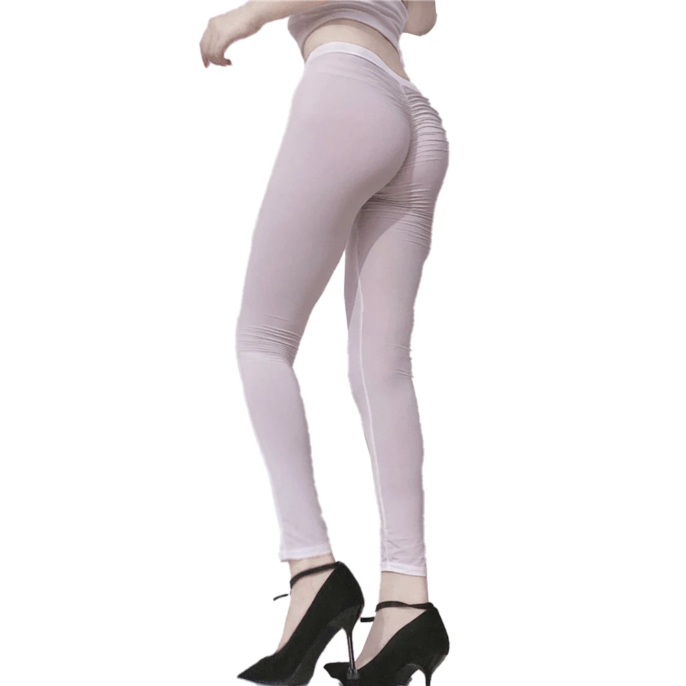Sexy Transparent Leggings Pantyhose High Elastic Sheer Thin Skinny Thin Yoga Pants Trousers Tights Clothing For Women
Sexy Transparent Leggings Pantyhose High Elastic Sheer Thin Skinny Thin Yoga Pants Trousers Tights Clothing For Women