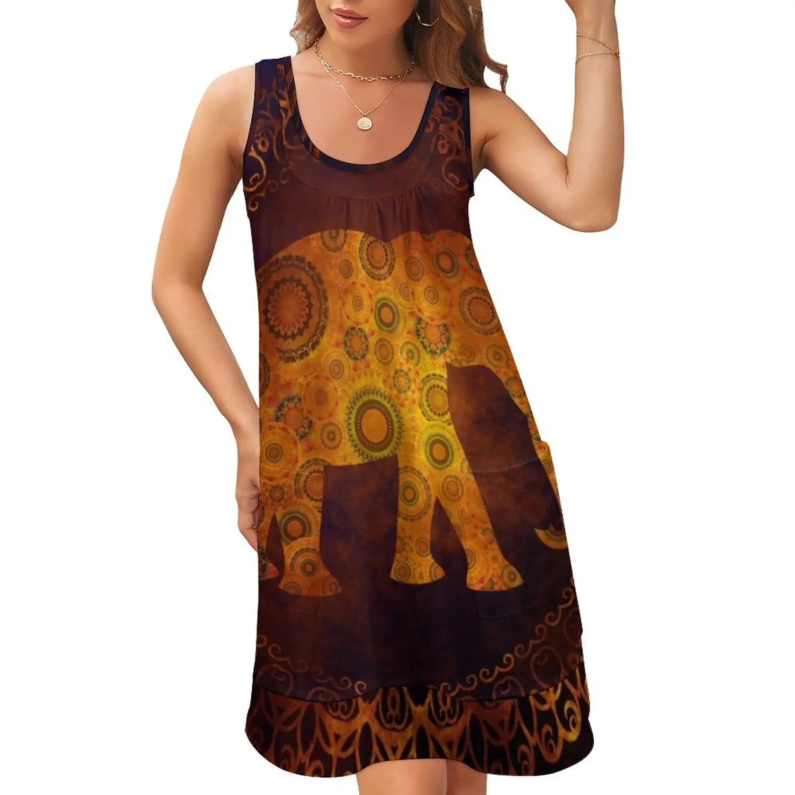 Elephant Sleeveless U-Neck Fake Two Piece Dress luxury evening dress woman for wedding ceremony dresses women's fashion dresses
Elephant Sleeveless U-Neck Fake Two Piece Dress luxury evening dress woman for wedding ceremony dresses women's fashion dresses