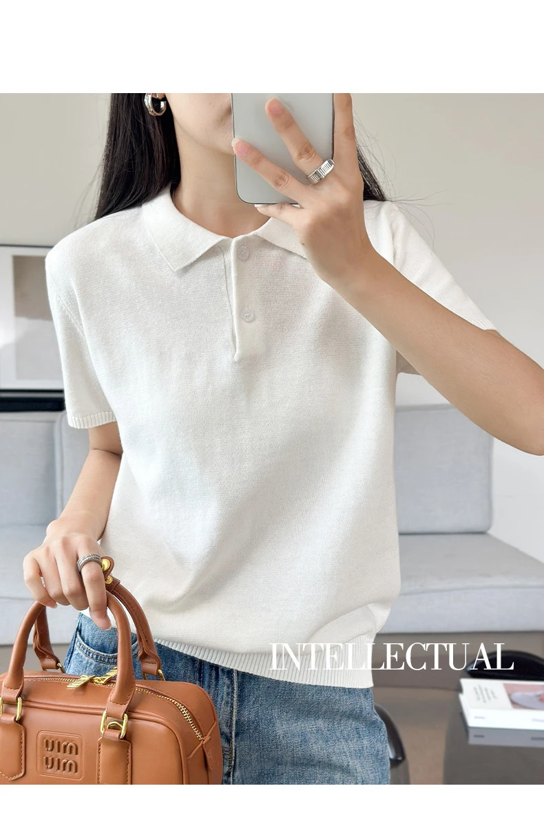 WinvyNee الصيف الملابس النسائية القطن بولو تي شيرت قصير الأكمام بولو طوق الملابس الصلبة بلوزة كاجوال الإناث بلايز أ 1002029 WinvyNee الصيف الملابس النسائية القطن بولو تي شيرت قصير الأكمام بولو طوق الملابس الصلبة بلوزة كاجوال الإناث بلايز أ 1002029