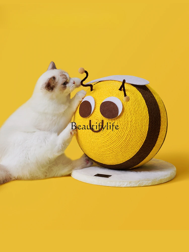 Puff Grasping Ball Wear-Resistant Jute Rope Cat Teasing Ball Cat Scratching Board Cat Climbing Frame Pet
Puff Grasping Ball Wear-Resistant Jute Rope Cat Teasing Ball Cat Scratching Board Cat Climbing Frame Pet