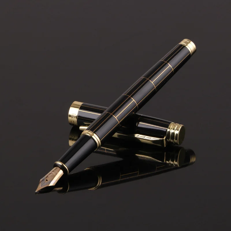 Luxury Metal Grid Black 0.5mm Signature Fountain Pens For Business Writing Office Supplies Stationery Gift 03981
Luxury Metal Grid Black 0.5mm Signature Fountain Pens For Business Writing Office Supplies Stationery Gift 03981