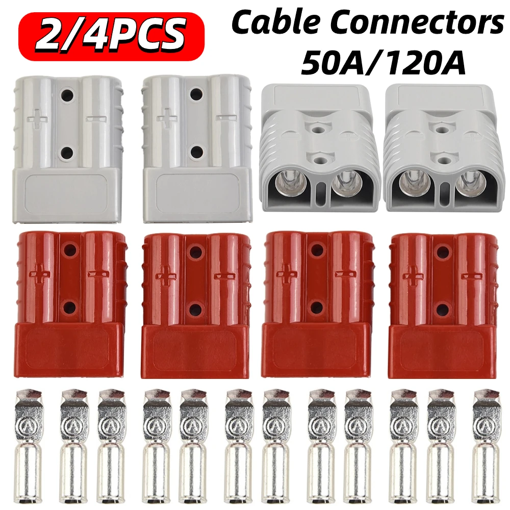 50A/120A 600V Battery Connector For Anderson Cable Terminal Forklift Caravan Motorcycle Battery Charging Adapter Power Connector
50A/120A 600V Battery Connector For Anderson Cable Terminal Forklift Caravan Motorcycle Battery Charging Adapter Power Connector