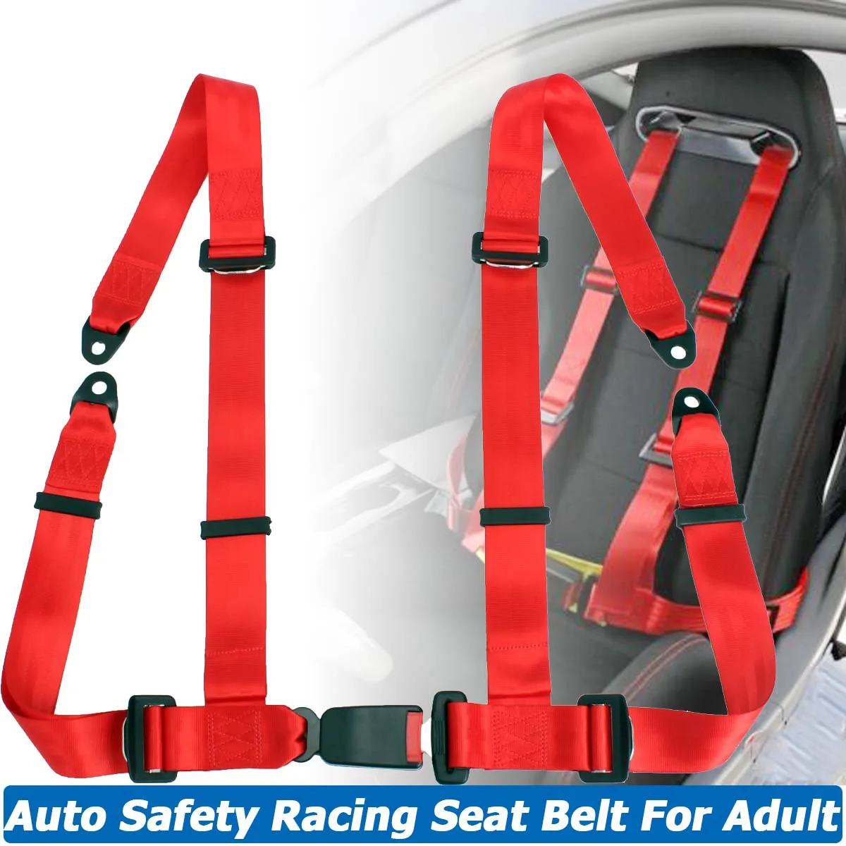 Universal Fit Auto Safety Racing Seat Belt Sports Harness w/ 3 4 Point Fixing Mounting Quick Release Nylon Car Accessories
Universal Fit Auto Safety Racing Seat Belt Sports Harness w/ 3 4 Point Fixing Mounting Quick Release Nylon Car Accessories