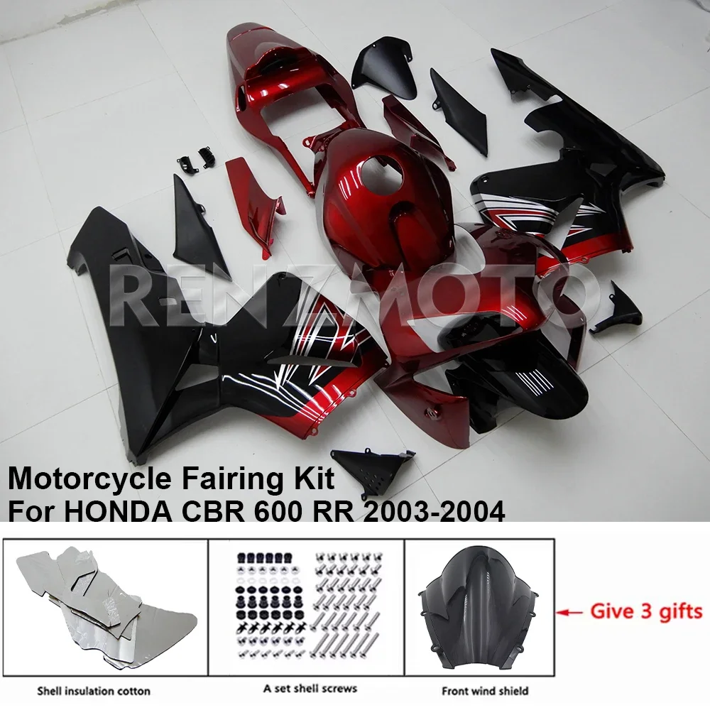 

Motorcycle Fairing Set Body Kit Plastic For Honda CBR600RR CBR600 RR CBR 600RR 2003-04 Accessories Full Bodywork Cowl H0603-102A