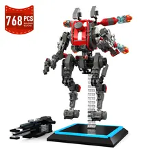 Moc Titanfalled 2 Battle Robot Titaned Vipers Northstar Buidling Blocks Set Shooting Game Mercenary Brick Model Toy for Children
Moc Titanfalled 2 Battle Robot Titaned Vipers Northstar Buidling Blocks Set Shooting Game Mercenary Brick Model Toy for Children