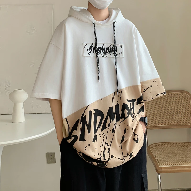2024 Summer Men's Hooded T-shirt Casual Fashion Loose Running Fitness Sports Shirt Y2K Harajuku Street Hip Hop Men's Pullover
2024 Summer Men's Hooded T-shirt Casual Fashion Loose Running Fitness Sports Shirt Y2K Harajuku Street Hip Hop Men's Pullover