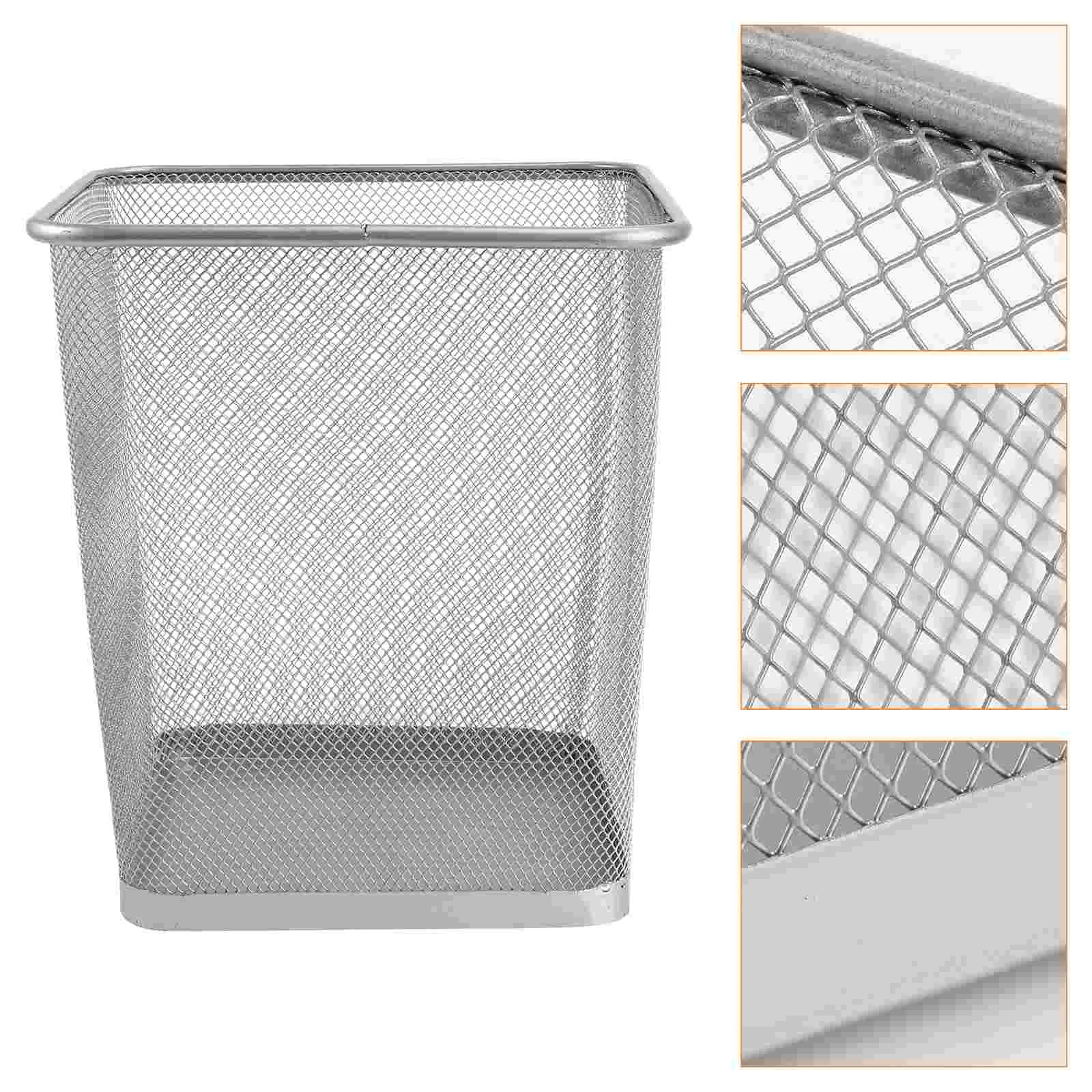 Metal Trash Can Garbage Household Supplies Iron Basket Storage Container Wastepaper Holder Tinsel
Metal Trash Can Garbage Household Supplies Iron Basket Storage Container Wastepaper Holder Tinsel