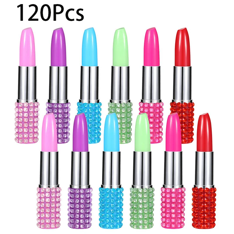 120Pcs Lipstick Ballpoint Pen Rhinestone Pen Plastic Beautiful Ball-Point Pen Cute Signing Pen
120Pcs Lipstick Ballpoint Pen Rhinestone Pen Plastic Beautiful Ball-Point Pen Cute Signing Pen