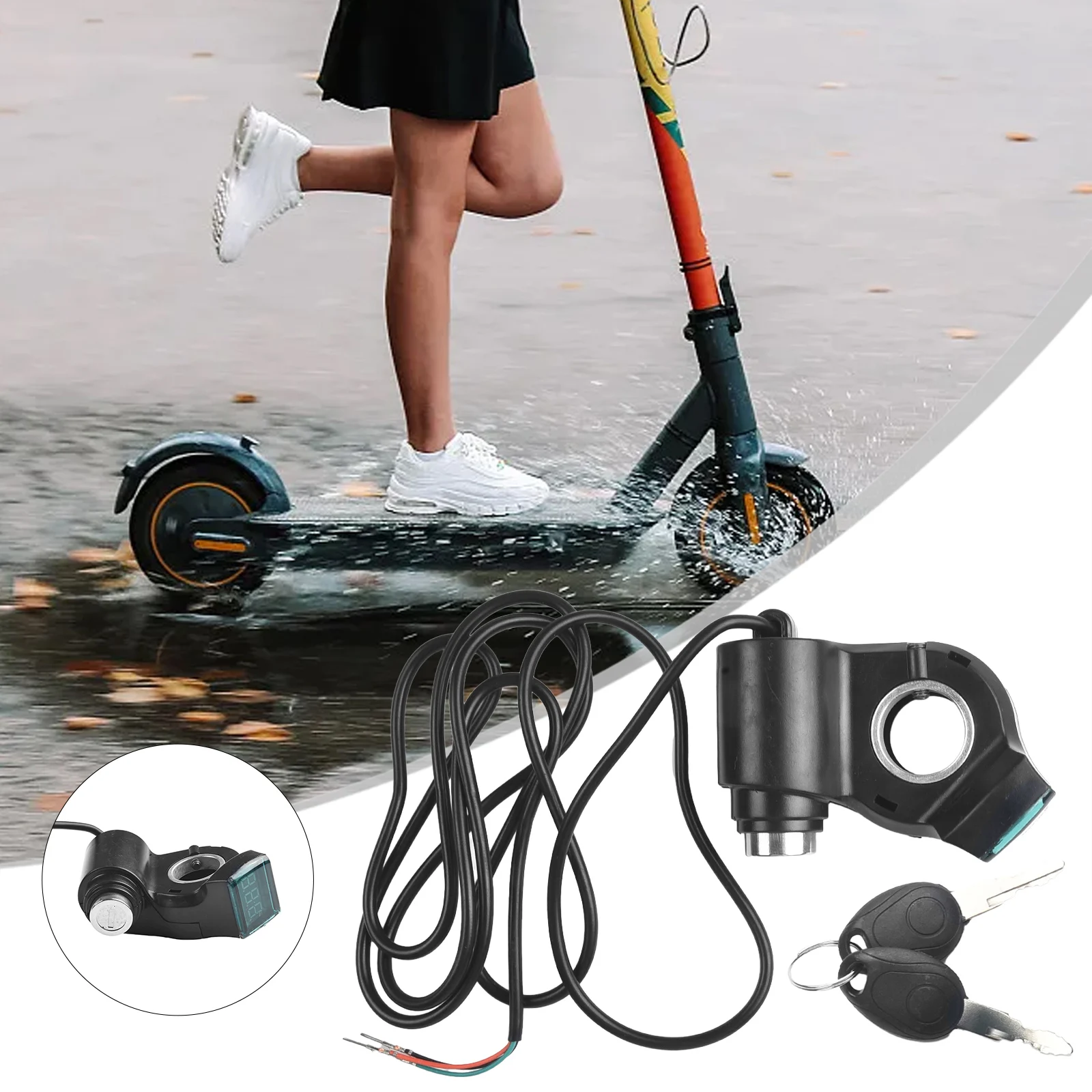 High Quality Power Switch Ignition Switch Ignition Voltmeter Modification Power Switch With Keys E-Scooter Parts
High Quality Power Switch Ignition Switch Ignition Voltmeter Modification Power Switch With Keys E-Scooter Parts