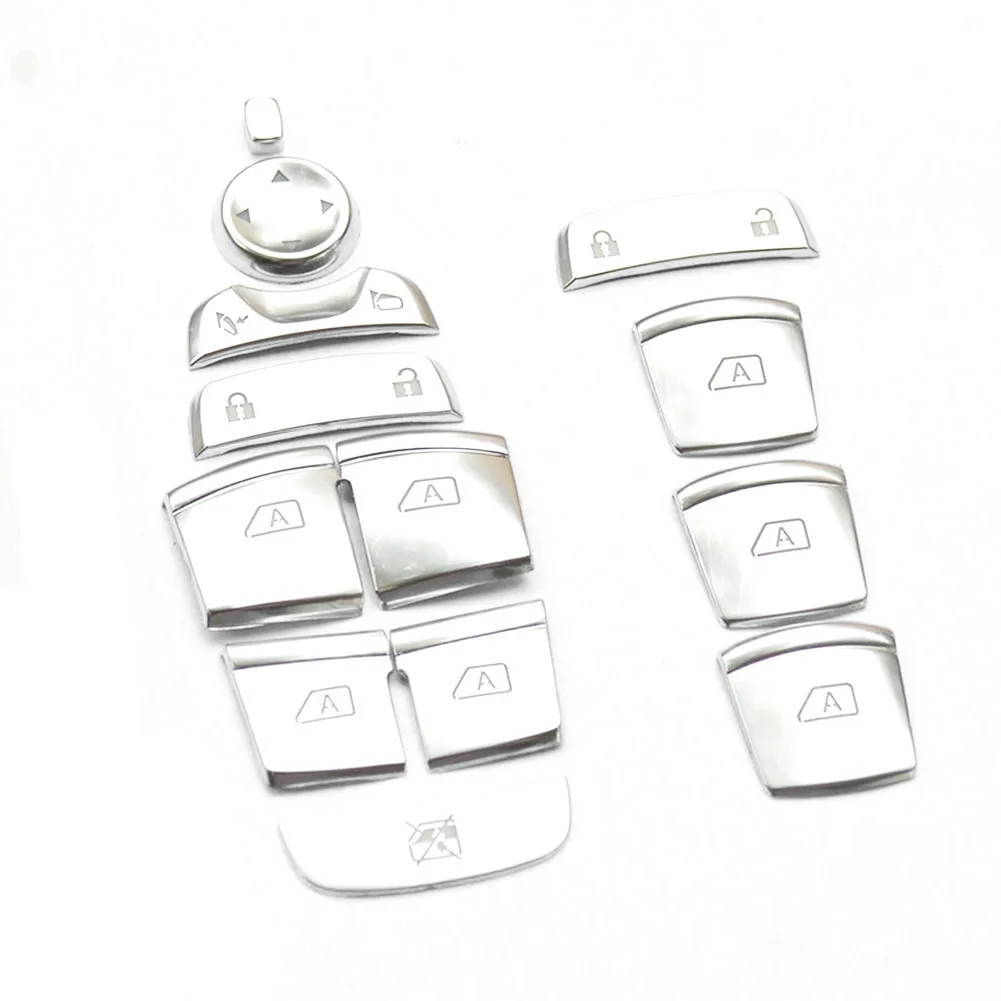 Glass Lock Control Switch Cover Lift Panel Button For Nissan Armada Patrol 2017-2020 13pcs ABS Plastic Chrome Stylish Decor
Glass Lock Control Switch Cover Lift Panel Button For Nissan Armada Patrol 2017-2020 13pcs ABS Plastic Chrome Stylish Decor