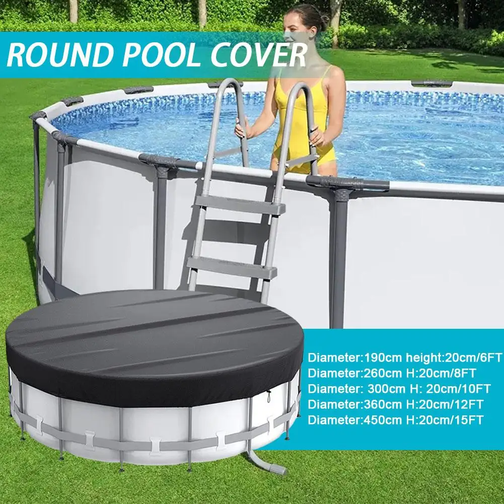 6/8/10/12/15FT Round Pool Cover Above Ground Safety Swimming Pool Covers Waterproof Pool Blanket Cover for Round Inflatable I7J8
6/8/10/12/15FT Round Pool Cover Above Ground Safety Swimming Pool Covers Waterproof Pool Blanket Cover for Round Inflatable I7J8