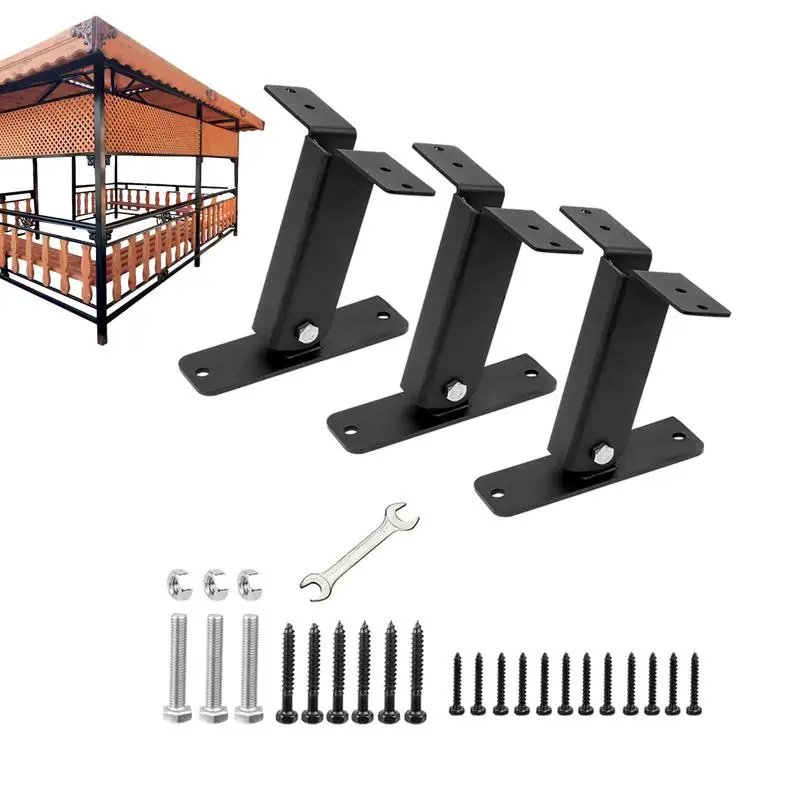 

Roof Riser Stainless Steel Roof Beam Brackets Flexible Roof Mount Pergola Brackets Adjustable Roof Riser Beam Bracket For Wood