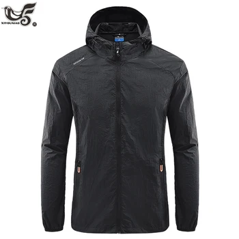 Blazêr Masculino de Linho: Um Essencial Sofisticado para o Verão 7 Men’s Summer Sun Protection Jacket Packable Lightweight Hoodies For Gym Running Travel Hiking Jackets Outdoors Fishing Jackets