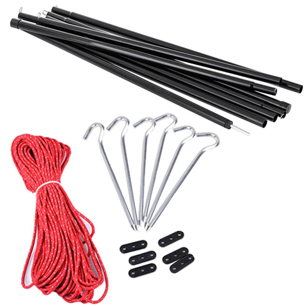 Pole Tent Canopy Pole ABS+PC+TPE Anti-wear Plastic Foot Iron Pipe Outdoor Poles Rod Rope Set Section Awning Pole
Pole Tent Canopy Pole ABS+PC+TPE Anti-wear Plastic Foot Iron Pipe Outdoor Poles Rod Rope Set Section Awning Pole