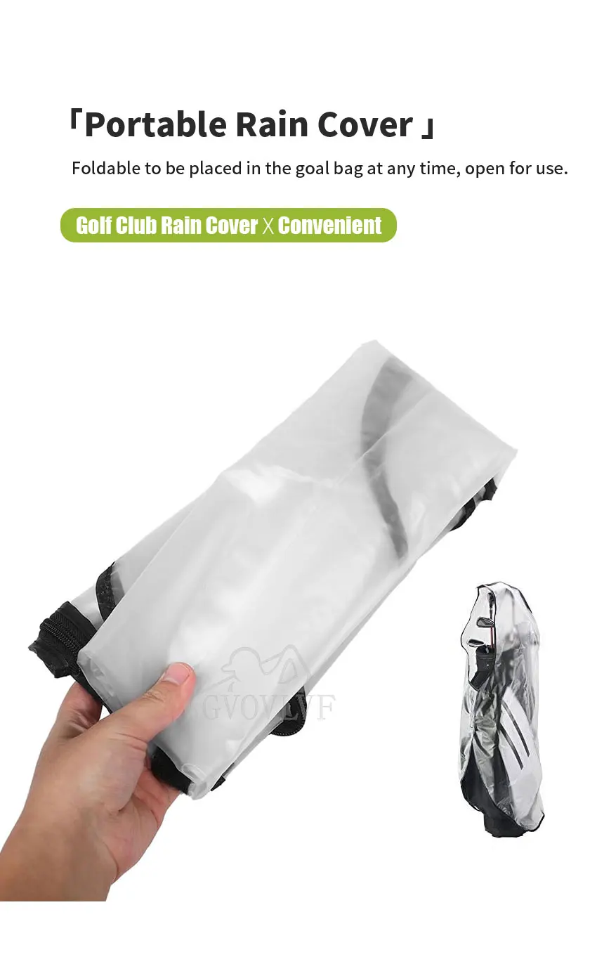 Golf Bag Rain Cover PVC Trolley Rain cover Outdoors Portable Golf Bag Protection Rain Cape Waterproof Windproof Golf Rain Hood Golf Bag Rain Cover PVC Trolley Rain cover Outdoors Portable Golf Bag Protection Rain Cape Waterproof Windproof Golf Rain Hood