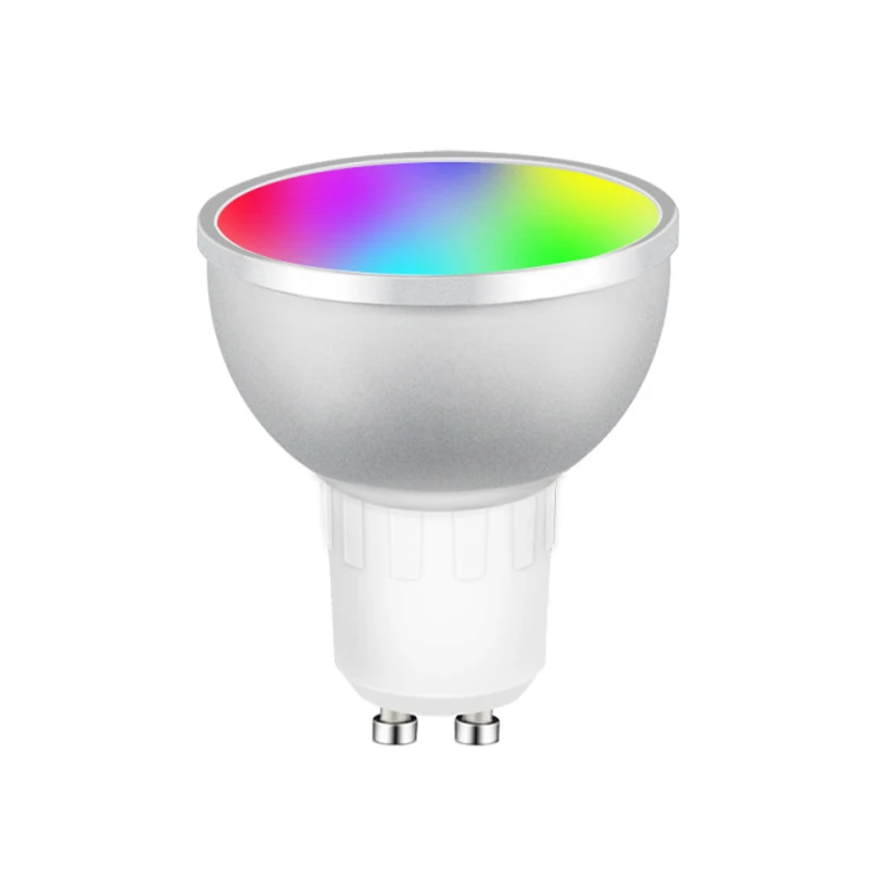 GU10 Spotlight WiFi Smart Light Bulb 5W RGB+CW Smart Bulb Tuya App Remote Control RGB Light Lamp for Alexa Google Home
GU10 Spotlight WiFi Smart Light Bulb 5W RGB+CW Smart Bulb Tuya App Remote Control RGB Light Lamp for Alexa Google Home