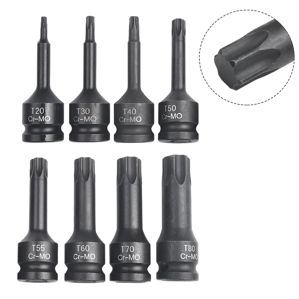 8pcs Torx Star Bit Socket Nuts Set 1/2inch Drive Trox Screwdriver Bits Power Drills Socket Wrench For Car Bicycle Repair Tool
8pcs Torx Star Bit Socket Nuts Set 1/2inch Drive Trox Screwdriver Bits Power Drills Socket Wrench For Car Bicycle Repair Tool
