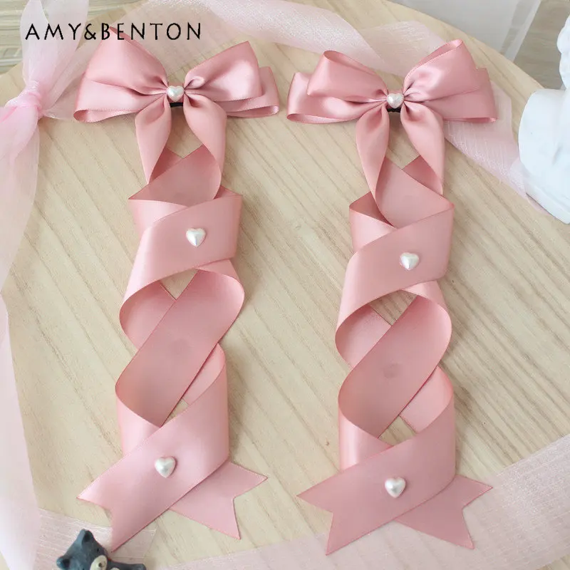 Handmade Sweet Cute Lolita A Pair of Hairclips Double Ponytail Cross Straps Bow Edge Clip JK Uniform Girls' Hair Accessories
Handmade Sweet Cute Lolita A Pair of Hairclips Double Ponytail Cross Straps Bow Edge Clip JK Uniform Girls' Hair Accessories