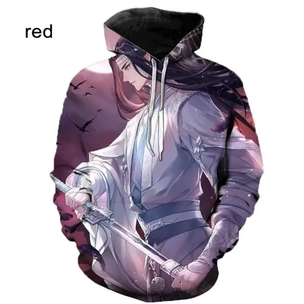 2023 Anime Magic Dao Zu Shi 3D Printing Sweater Harajuku Hoodie Autumn Street Clothing Hoodies Couple Hoodie Pullovers XS-6XL
2023 Anime Magic Dao Zu Shi 3D Printing Sweater Harajuku Hoodie Autumn Street Clothing Hoodies Couple Hoodie Pullovers XS-6XL