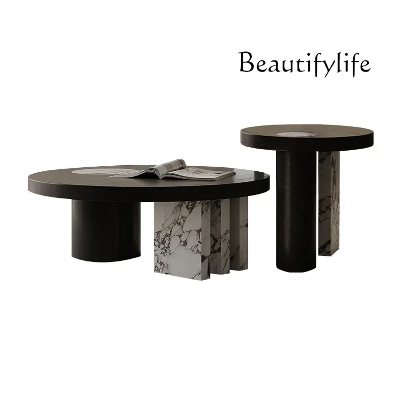 French Style Combined Tea Table round Minimalist Creative Living Room Home Treasure Tea Table Combination
French Style Combined Tea Table round Minimalist Creative Living Room Home Treasure Tea Table Combination