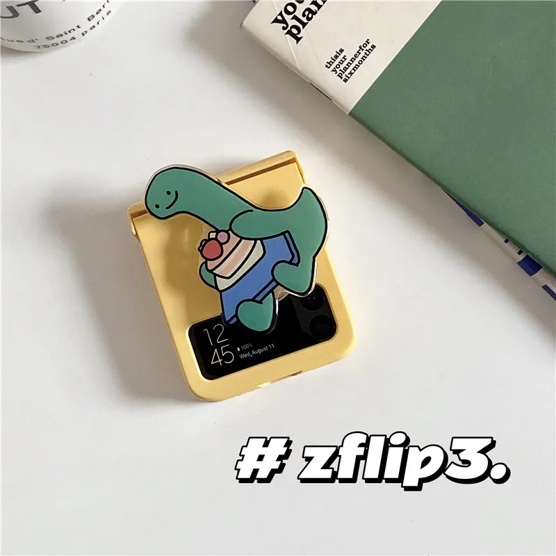 Чехол для Samsung Galaxy ZFlip3, милый мультяшный стереоскопический Динозавр для Z Flip 3 Samsung F7110, Жесткий Чехол
Чехол для Samsung Galaxy ZFlip3, милый мультяшный стереоскопический Динозавр для Z Flip 3 Samsung F7110, Жесткий Чехол