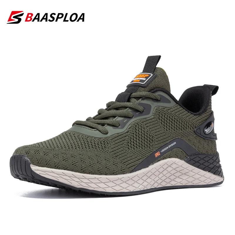 Baasploa Fashion Men Sneakers Breathable Walking Shoes Comfortable running shoes Anti-Slip Wear-resistant Knit Male Sport Shoes
Baasploa Fashion Men Sneakers Breathable Walking Shoes Comfortable running shoes Anti-Slip Wear-resistant Knit Male Sport Shoes