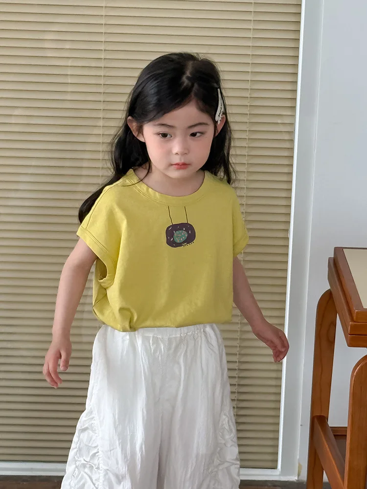 2025 Summer New Children Short Sleeve T Shirts Cotton Girls Cute Cartoon Print Tee Boys Thin Tops Kids Casual O-neck T Shirt 37 S93fd6ef1e74744ecaeb87773ceaa0229F