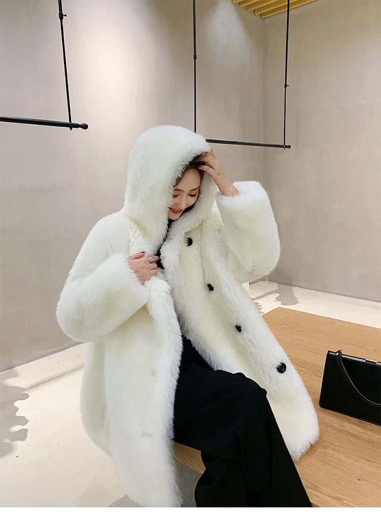 2023Hot Sale Real Fur Coat Female Winter Clothes Women Wool Fur Coat White Women's Clothing Hooded Abrigo Mujer DBX190907 Pph10
2023Hot Sale Real Fur Coat Female Winter Clothes Women Wool Fur Coat White Women's Clothing Hooded Abrigo Mujer DBX190907 Pph10