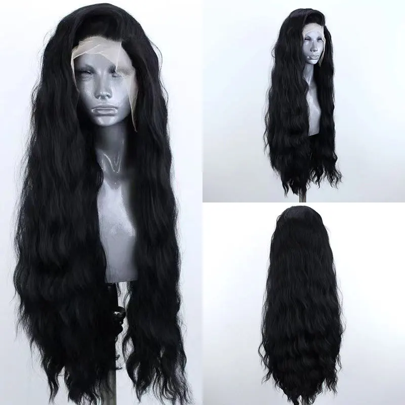 Парик из черных синтетических волос на сетке спереди, без клея, волнистые, термостойкие волоконные, натуральные волосы, боковой разделитель для белой искусственной кожи
Парик из черных синтетических волос на сетке спереди, без клея, волнистые, термостойкие волоконные, натуральные волосы, боковой разделитель для белой искусственной кожи