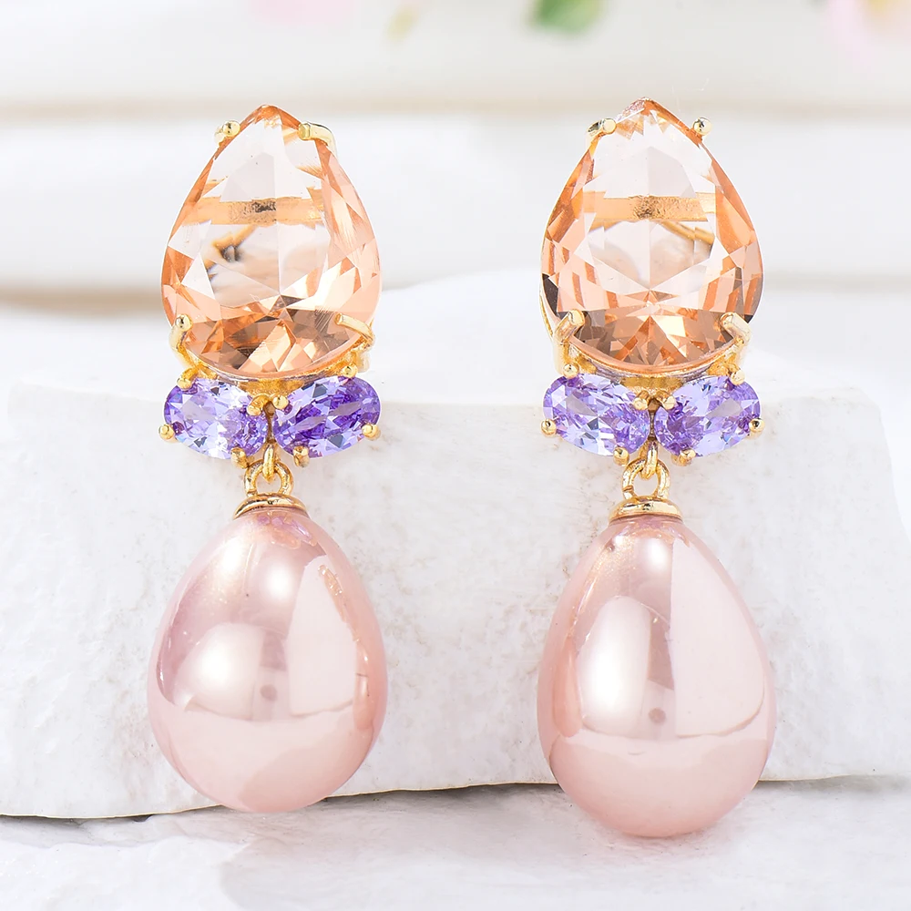 Kellybola Trend Earrings Pearl Pendant Earrings Shiny Accessories for Women's Wedding Betrothal Bride Jewelry Birthday Gift
Kellybola Trend Earrings Pearl Pendant Earrings Shiny Accessories for Women's Wedding Betrothal Bride Jewelry Birthday Gift