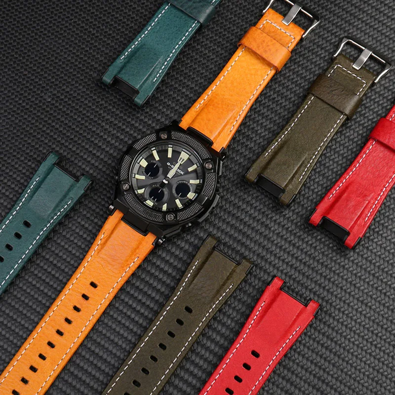 Watch Strap For Casio GST-S100G / S110 / S130L / W100G / W110 / 210B / 400G / 410 / Wristband 26*14mm Men's Leather watchBand
Watch Strap For Casio GST-S100G / S110 / S130L / W100G / W110 / 210B / 400G / 410 / Wristband 26*14mm Men's Leather watchBand
