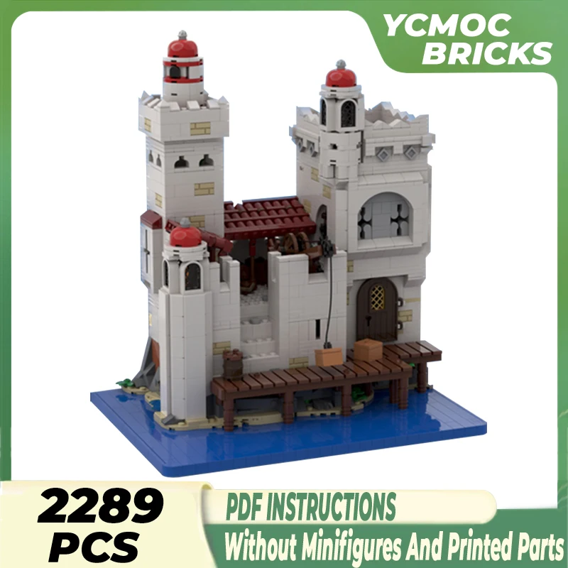 

Medieval Street View Model Moc Building Bricks Imperial Trade Outpost Technology Blocks Gifts Christmas Toys DIY Sets Assembly