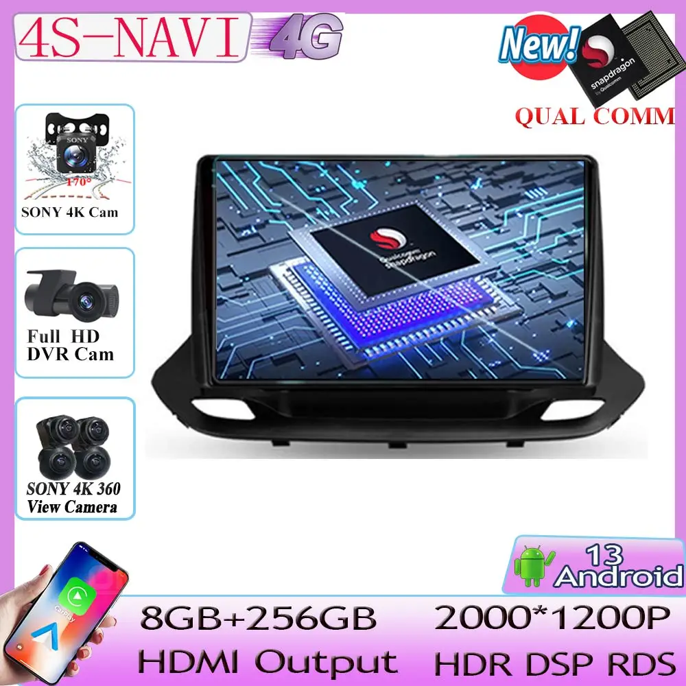 Qualcomm Android 13 For Chevrolet Menlo 2020 - 2022 Car Radio Multimedia Player Navigation GPS Carplay No 2din DVD 5G WIFI BT
Qualcomm Android 13 For Chevrolet Menlo 2020 - 2022 Car Radio Multimedia Player Navigation GPS Carplay No 2din DVD 5G WIFI BT