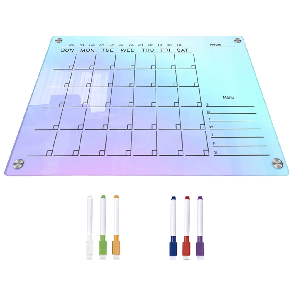 Week Calendar Calendars Colorful Acrylic Sunday Plan Note Message Board Erasable Magnetic
Week Calendar Calendars Colorful Acrylic Sunday Plan Note Message Board Erasable Magnetic
