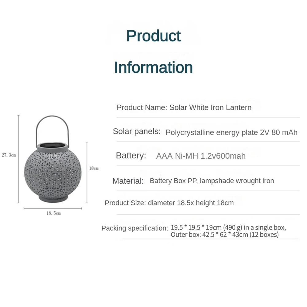 Фонарь с солнечной батареей, полый кованый железный проекционный фонарь, подвесные лампы, наружные водонепроницаемые ярдовые садовые художественные украшения
Фонарь с солнечной батареей, полый кованый железный проекционный фонарь, подвесные лампы, наружные водонепроницаемые ярдовые садовые художественные украшения