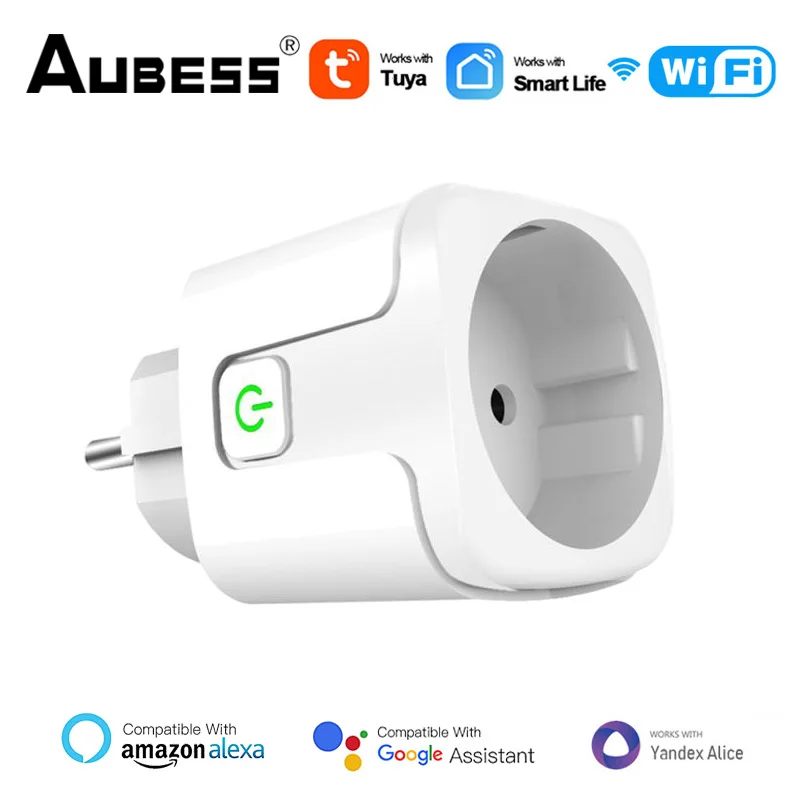 Tuya WiFi Smart Socket EU 16A/20A Power Monitor Smart Plug Power Outlet Work with Smart Life APP Alexa Google Assistant Alice
Tuya WiFi Smart Socket EU 16A/20A Power Monitor Smart Plug Power Outlet Work with Smart Life APP Alexa Google Assistant Alice