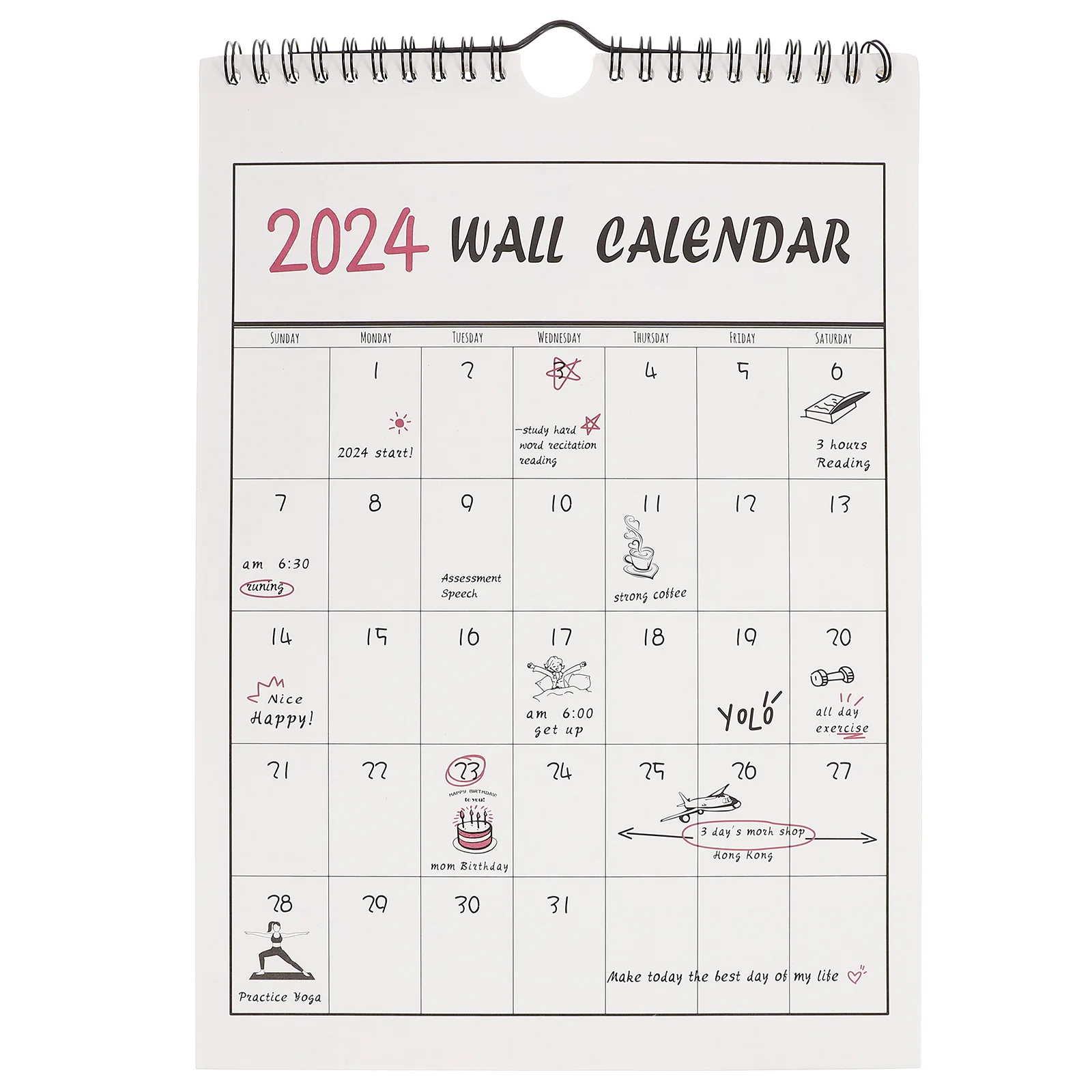 

Настенный календарь для встреч, подвесная доска, двойная линия, семейный ежемесячный праздничный Рабочий стол из бумаги