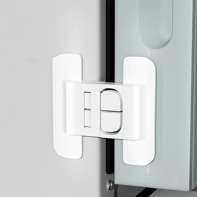 

New 1Pcs Home Refrigerator Lock Safety Fridge Freezer Door Lock Multi-function Safety Locks Children Security Protector