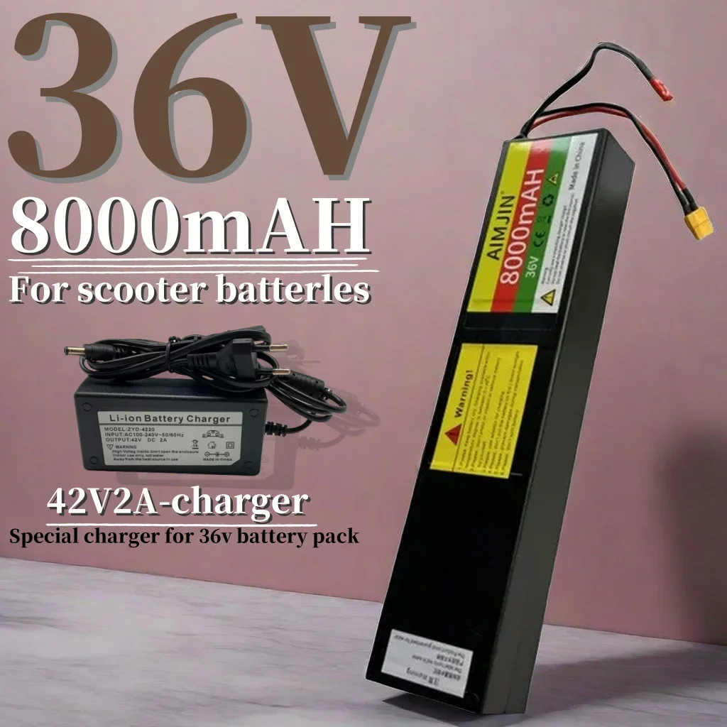 10S3P 18650 Lithium-Ion Battery Pack 36V 8000mAH, Suitable for KUGOO S1/S2/S3 Electric Scooters
10S3P 18650 Lithium-Ion Battery Pack 36V 8000mAH, Suitable for KUGOO S1/S2/S3 Electric Scooters