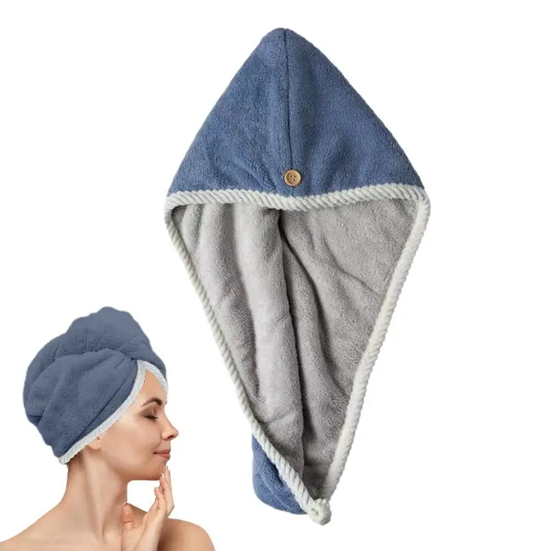 

Hair Towel Wrap Anti Frizz Hair Drying Turban For Women Absorbent Head Towels Wrap Quick Dry Turban For Salon Home Dorm