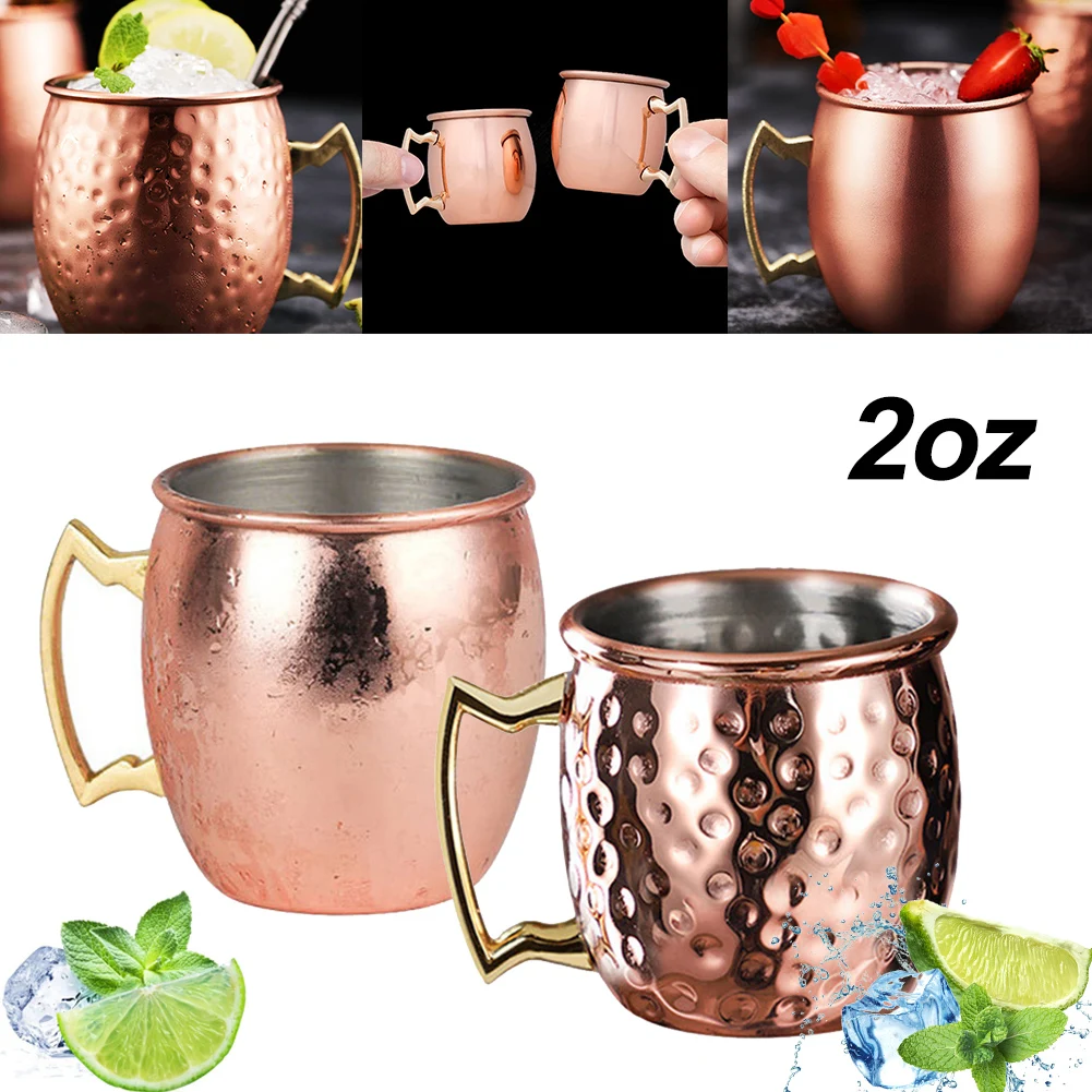 1PCS Mini 60ML Moscow Mule Mug Stainless Steel Beer Wine Coffee Cup Copper Plated Metal Mug Cup For Home Bar Drinkware
1PCS Mini 60ML Moscow Mule Mug Stainless Steel Beer Wine Coffee Cup Copper Plated Metal Mug Cup For Home Bar Drinkware