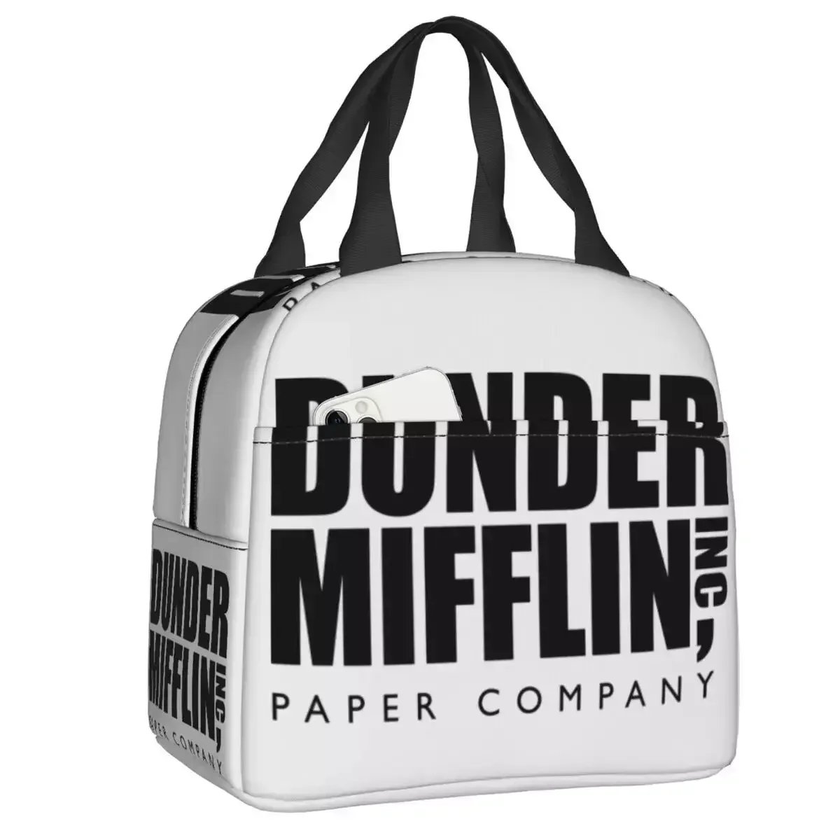 2024 New Dunder Mifflin Paper Company Resuable Lunch Box Waterproof TV Show Cooler Thermal Food Insulated Lunch Bag Office Work
2024 New Dunder Mifflin Paper Company Resuable Lunch Box Waterproof TV Show Cooler Thermal Food Insulated Lunch Bag Office Work