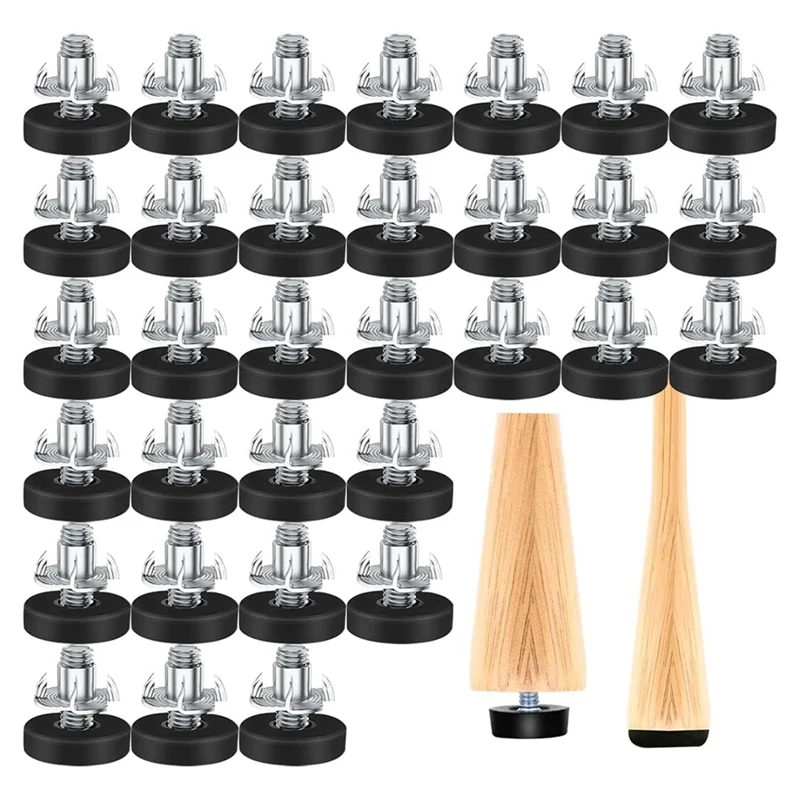 32 PCS M6 Thread Adjustable Furniture Levelers Screw In Chair Feet Adjustable Furniture Feet Leg Levelers Durable Easy Install
32 PCS M6 Thread Adjustable Furniture Levelers Screw In Chair Feet Adjustable Furniture Feet Leg Levelers Durable Easy Install