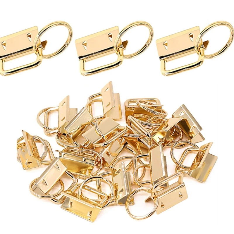 N0HB 50pcs for Key Fob Hardware with for Key Rings Set for Bag Wristlets Ribbon Webbi
N0HB 50pcs for Key Fob Hardware with for Key Rings Set for Bag Wristlets Ribbon Webbi