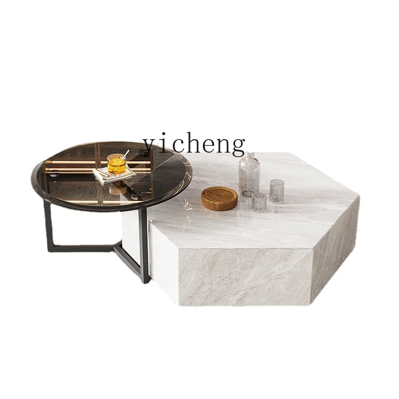 HYP Living Room Light Luxury Coffee Table Stone Plate Floor Diamond Designer Model Modern Simple
HYP Living Room Light Luxury Coffee Table Stone Plate Floor Diamond Designer Model Modern Simple