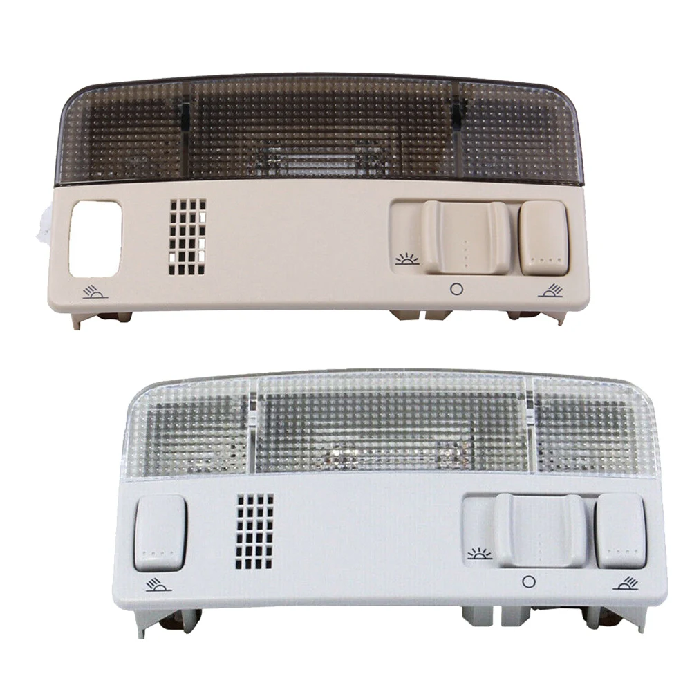 

1pc Gray/Beige Car Front Roof Dome Reading Lamp 4300K Halogen Light For Cordoba/for Vario 2003-2009 #3B0 947 105 C/ 1TD 947 105