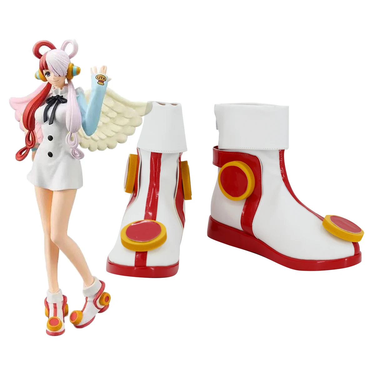 ONE PIECE FILM RED Uta Cosplay Shoes Customized Leather Boots Any Size for Adults and Kids
ONE PIECE FILM RED Uta Cosplay Shoes Customized Leather Boots Any Size for Adults and Kids