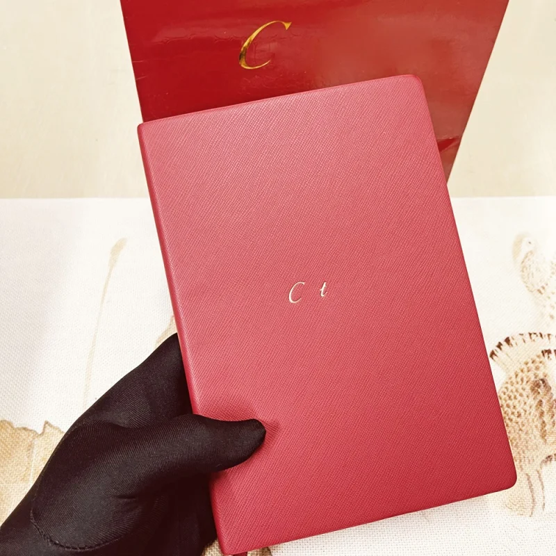 

MBS Red Color Classic Leather & Quality Paper Carefully Crafted Luxury CT Notebook Writing Stylish 146 Size