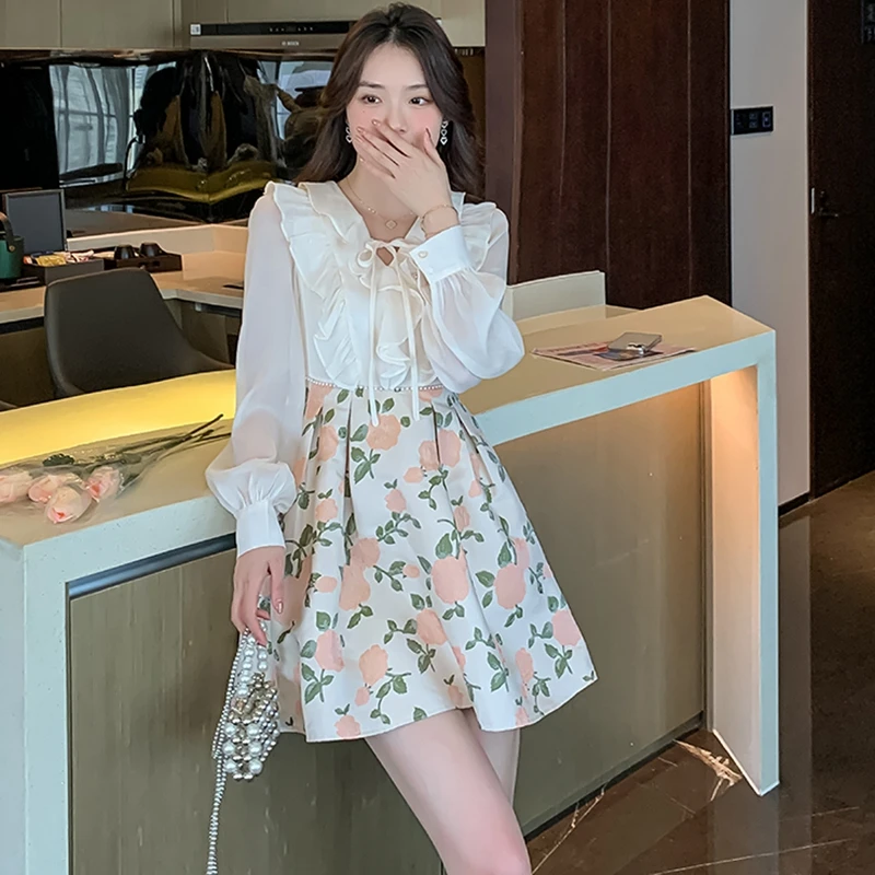2023 New Women's Dress Ruffle High Waist Chiffon Printing Stitching Fashion Free Shipping
2023 New Women's Dress Ruffle High Waist Chiffon Printing Stitching Fashion Free Shipping