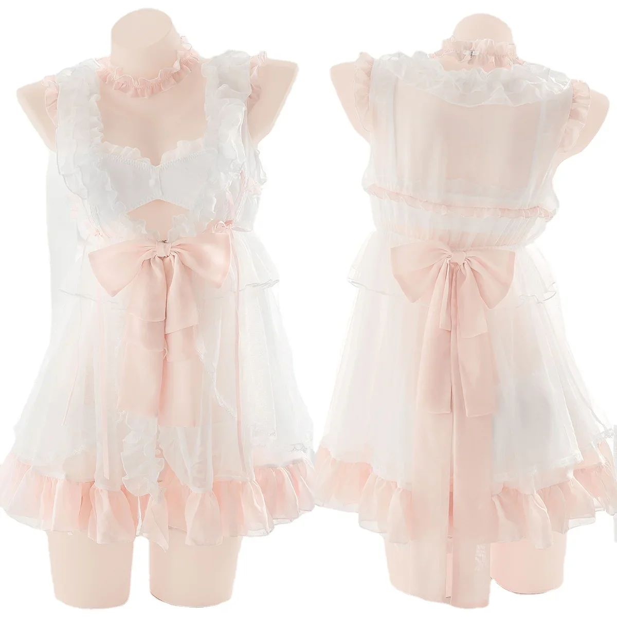 Japanese Kawaii Lolita Girls Intimates Underwear Sexy Valentine's Day Cosplay Private Hollow Out Open File Lingerie Nightdress
Japanese Kawaii Lolita Girls Intimates Underwear Sexy Valentine's Day Cosplay Private Hollow Out Open File Lingerie Nightdress